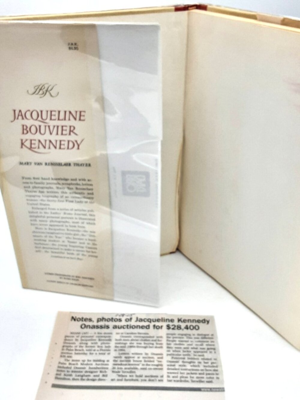 Jacqueline Bouvier Kennedy MARY VAN RENSSELAER THAYER 1961 HBDJ First Ed BONUS - Picture 3 of 5